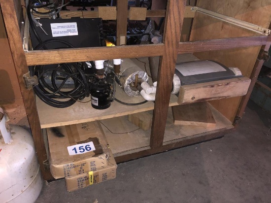 MISCELLANEOUS. LOT OF PUMPS, DRAWER, HARDWARE, BALBOA SPA CONTROL