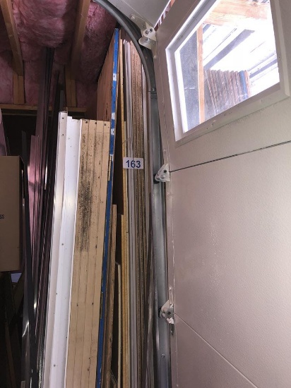 LOT OF SHEET PRODUCT, PLYWOOD, INSULATION BOARD,  SHEETROCK, DRIPEDGE
