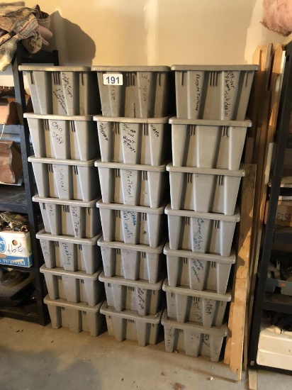 RUBBERMAID PALLETOTE 1720 MDL. & CONTENTS