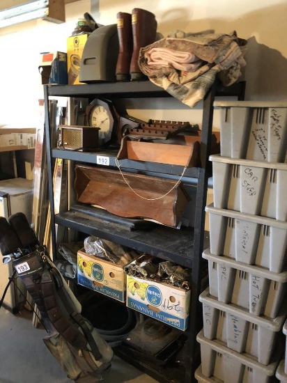 5-SHELF UNIT & CONTENTS