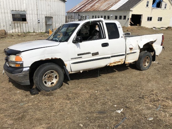 1999 GMC SIERRA 2500 2wd PICKUP TRUCK, PARTS ONLY (CHESTERVILLE)
