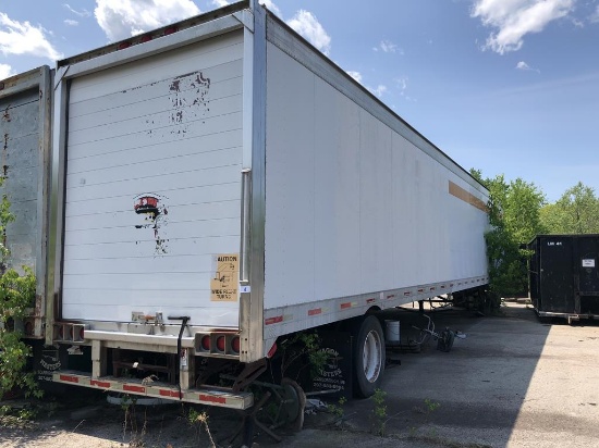 1999 GREAT DANE 53' S/A VAN STORAGE TRAILER *REMOVAL 9AM ON 6/21 TO ALLOW ITEMS TO BE REMOVED