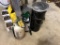 LOT: 2-INDIAN SPRAYERS, 2-NEW STEEL PAILS