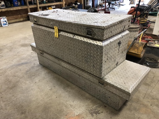 DIAMOND PLATE TOOL BOXES, 4' & 6'