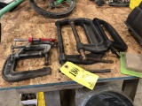 LOT OF 7 C-CLAMPS