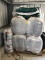 (6) BALES OF 59X89CM GREEN MESH PRODUCE BAGS (APPROX 6,000)