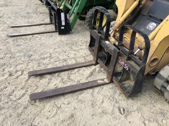 *HLA HD37BO5 FORKTINE ATTACHMENT FOR SKID STEER