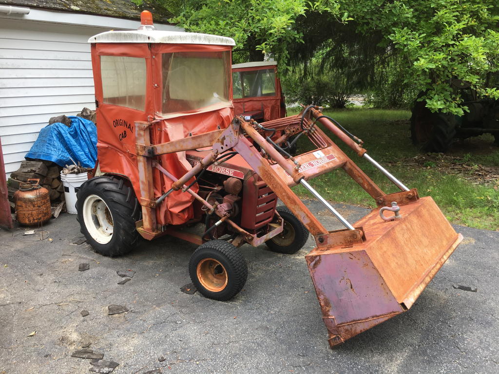 WHEEL HORSE 10 LAWN TRACTOR W LOADER BUCKET Proxibid