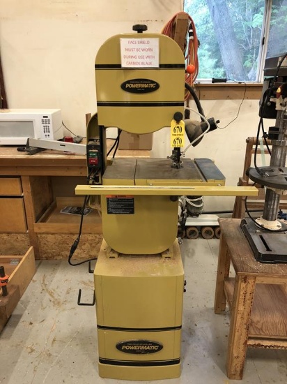Powermatic 14 Bandsaw Model Pwbs 14 Industrial Machinery