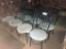 METAL FRAME DINING CHAIRS