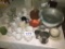 LOT OF ASSORTED GLASSWARE & DISHWARE
