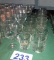 LOT OF (25) ASSORTED STEMWARE & WATER GLASSES