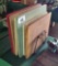 LOT OF (6) CUTTING BOARDS & RACK