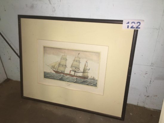 FRAMED "ARGO" 1853 PRINT