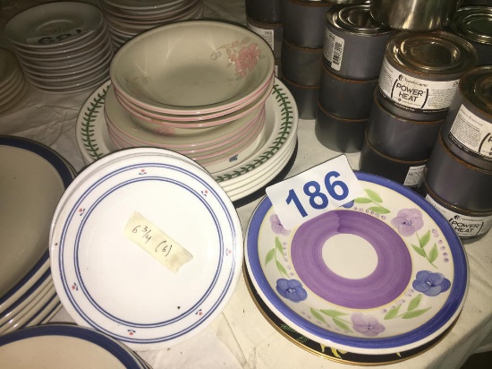 LOT OF (21) ASSORTED PLATES