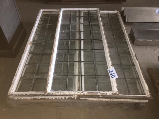 LOT OF LEAD GLASS PANES