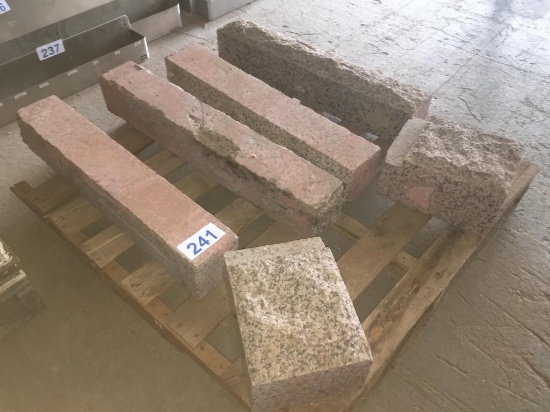 LOT OF PINK GRANITE