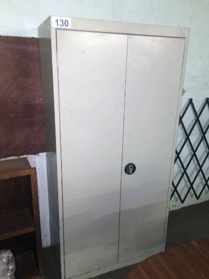 METAL 2-DOOR STORAGE CABINET