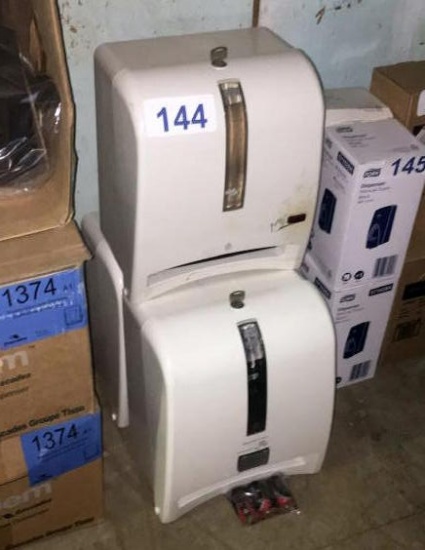 TORK HAND TOWEL DISPENSERS - WHITE
