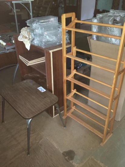 STAND, VHS STAND, BROCHURE DISPLAYS & BOOKCASE