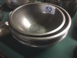 STAINLESS STEEL BOWLS: 11 & 13
