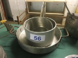 BRAISING PAN & (2) SAUCE POTS