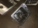 STAINLESS STEEL HAND SINK W/ FAUCET
