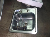 STAINLESS STEEL HAND SINK W/ FAUCET