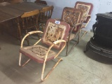 METAL PATIO CHAIRS
