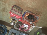 LOT OF EXTENSION CORDS & ELECTRICAL