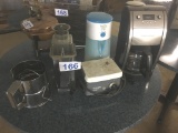 SIFTER, HOT PLATE, ICED TEA MAKER, VITA MIX BLENDER (NO BASE) & COFFEE BREWER