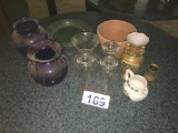 LOT OF VASES & FLOWER POTS