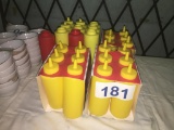 LOT OF (28) MUSTARD & KETCHUP DISPENSERS