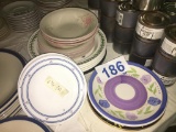 LOT OF (21) ASSORTED PLATES