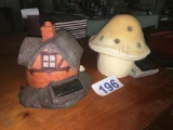 LOT OF GARDEN DÉCOR