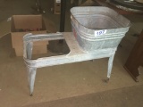 WHEELING GALVANIZED WASH BASIN