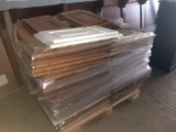 PALLET OF ASSORTED CABINET DOORS & HARDWARE