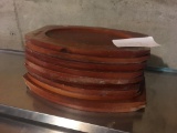 WOOD SIZZLE PLATTER TRAYS