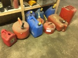 ASSORTED FUEL CANS