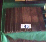 LOT OF (13) STAINLESS STEEL DIVIDERS