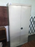 METAL 2-DOOR STORAGE CABINET