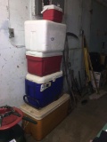 LOT OF (5) ASSORTED COOLERS