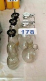 LOT OF ASSORTED SYRUP & VINEGAR DISPENSERS