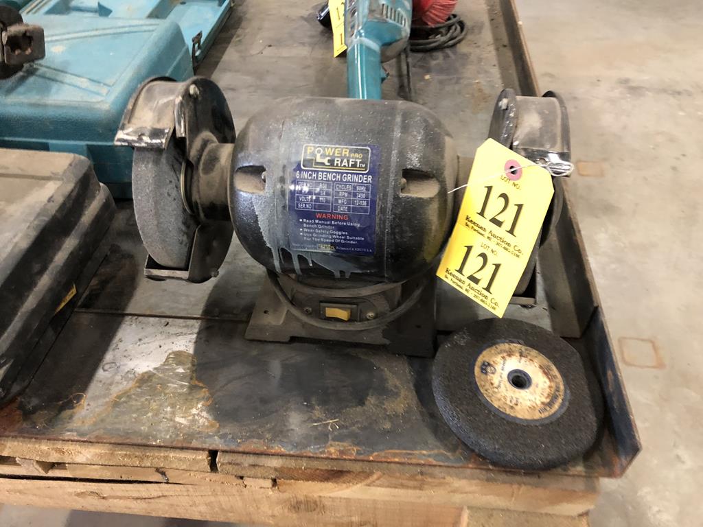 Power Craft Pro 6 Bench Grinder Industrial Machinery