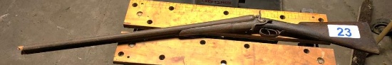 J MANTON DOUBLE BARREL SHOTGUN, BELGIUM, S/N: JC13..J