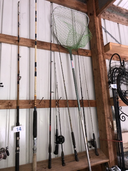 ASSORTED SPINNING RODS