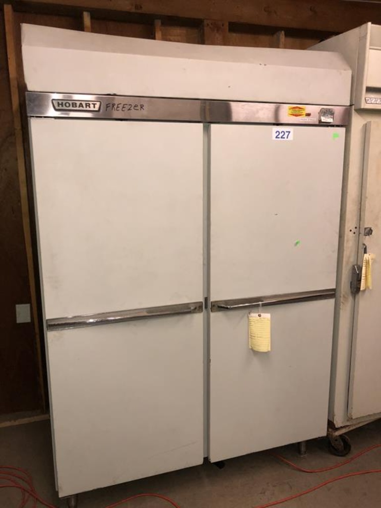 hobart reach in freezer