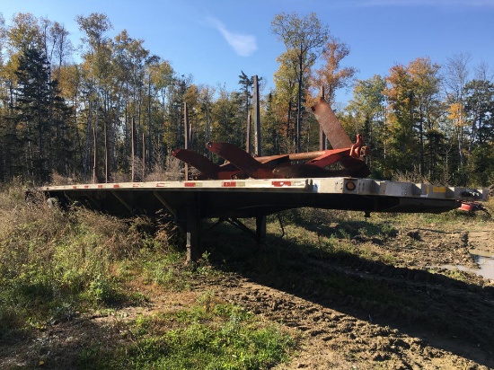 1998 UTILITY FS2CHA TANDEM AXLE 48'x102" FLATBED TRAILER, S/N: 1UYFS2489WA316923