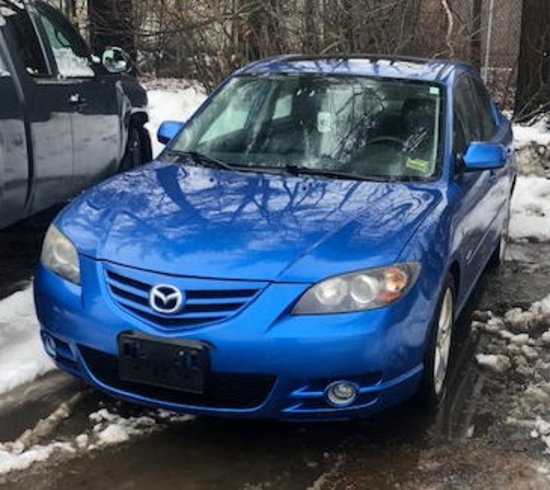 2006 MAZDA 3 SEDAN, 186,143 MILES, S/N: JM1BK324261447565