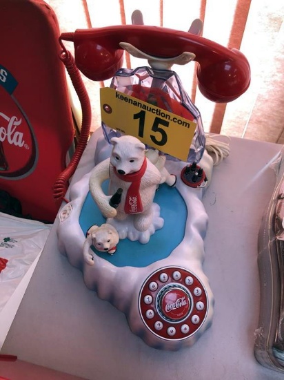 COCA-COLA ANIMATED POLAR BEAR PHONE